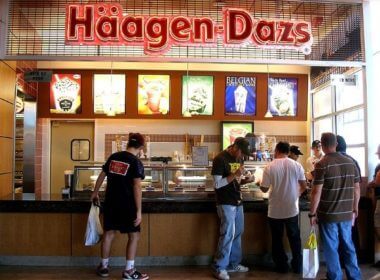 Häagen Dazs Filiale in den USA