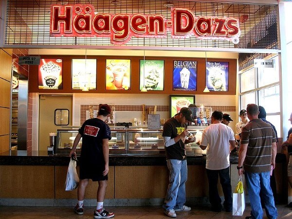 Häagen Dazs Filiale in den USA