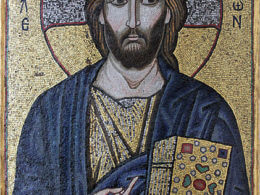 Mosaik-Ikone von Jesus Christus