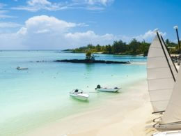 Sandstrand auf Mauritius